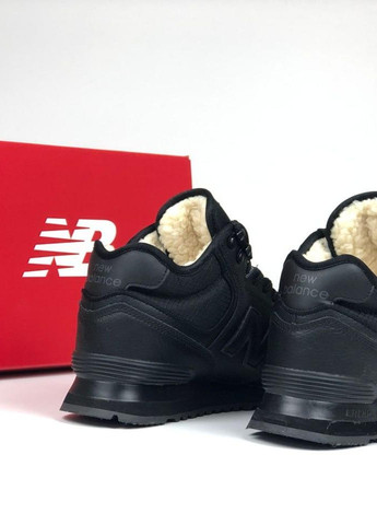 Черные зимние черные зимние мужские кроссовки No Brand