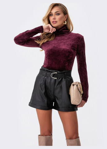 велюровий гольф бордового кольору Dressa (266622306)