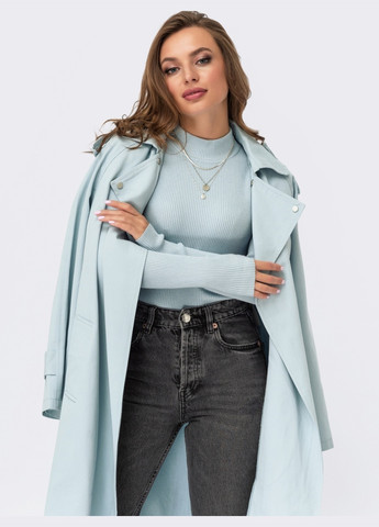 гольф блакитного кольору з в'язаного трикотажу Dressa (266622366)