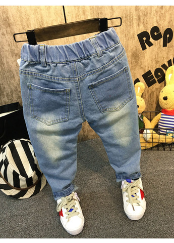 Голубые летние джинсы No Brand