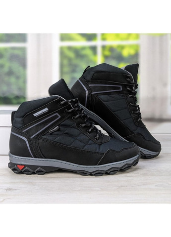 Черные осенние ботинки мужские демисезонные Progress