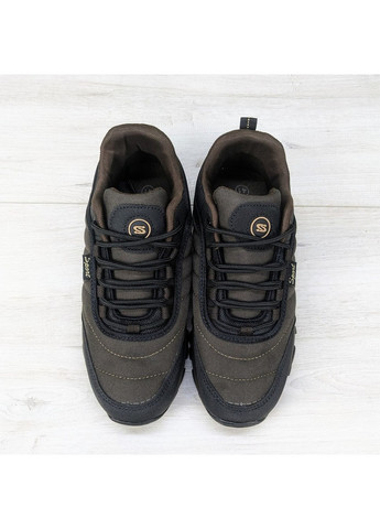 Темно-коричневі Осінні кросівки чоловічі демісезонні KMB