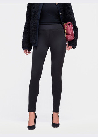 лосини з начосом із завищеною талією чорні Dressa (266622416)