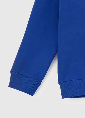 Mago свитшот однотонный синий повседневный