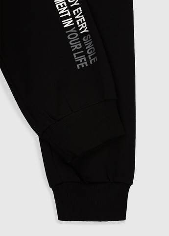 Черные спортивные демисезонные брюки DENIZ