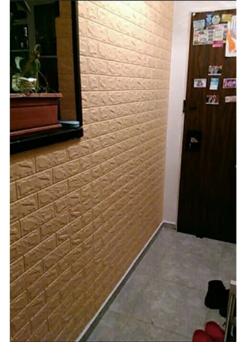 Декоративна самоклеюча 3D панель 70х77х0,7 см Sticker Wall (266625203)