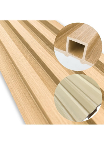 Декоративная стеновая рейка 16х2,3х300 см Sticker Wall (266625352)