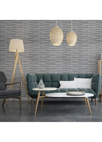 Декоративна самоклеюча 3D панель 1960х70х0,5 см Sticker Wall (266625622)