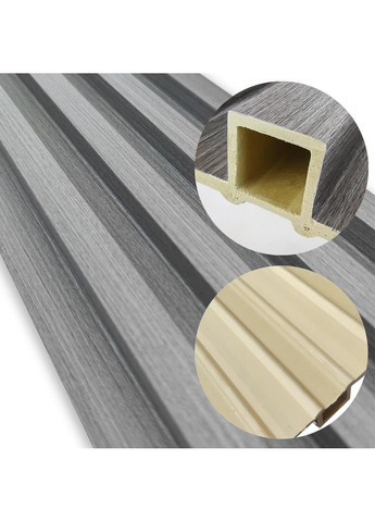 Декоративная стеновая рейка 16х2,3х300 см Sticker Wall (266625597)