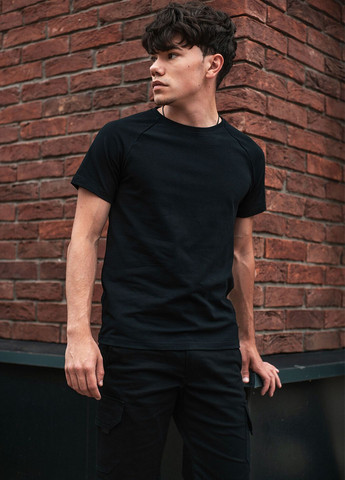 Чорна футболка basic Custom Wear