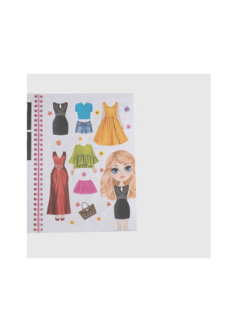 Раскраска Кукла с одеждой 23189 No Brand (266632033)
