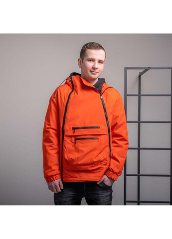Оранжевая демисезонная куртка мужская демисезонная Fashion