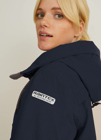 Темно-синя зимня утеплена куртка C&A