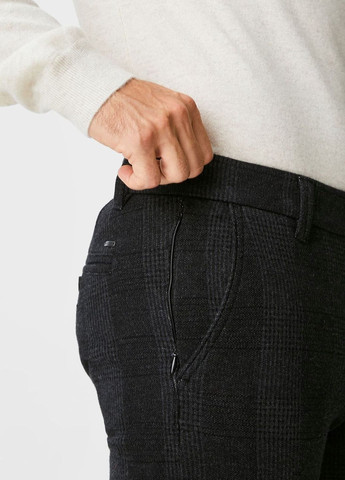 Серые кэжуал демисезонные брюки C&A