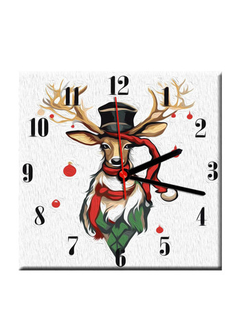 Набор рисования по номерам Часы Рождественский олень ArtStory (266915252)