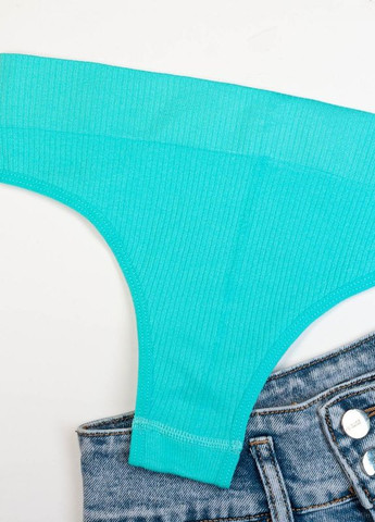 Бірюзові фактурні трусики хіпстери Magnet (266799547)