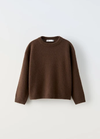 Коричневий демісезонний светр Zara