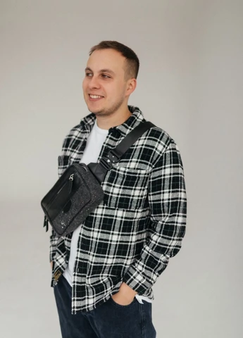 Сумка на пояс, кожаная бананка Bagster (266904394)