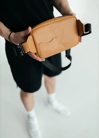 Сумка на пояс, шкіряна бананка Bagster (266904406)