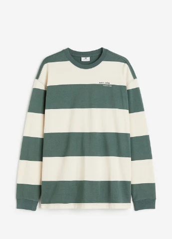 Лонгслів H&M зелений кежуали