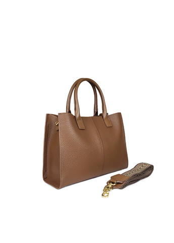 Женская кожаная сумочка маленькая коричневая, ZLX-1028 кор, Fashion (266902189)