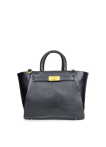 Женская кожаная сумочка большая черная, 601 чорн, Fashion (266902192)