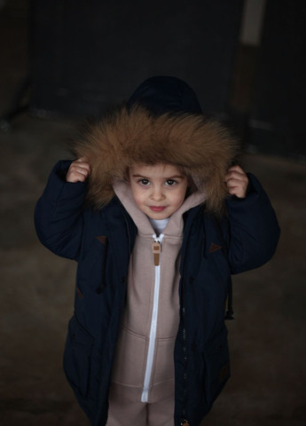 Синя зимня парка зимова куртка Little Bunny