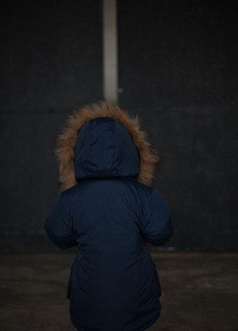 Синя зимня парка зимова куртка Little Bunny