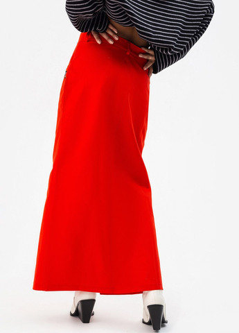 Красная кэжуал однотонная юбка Garne