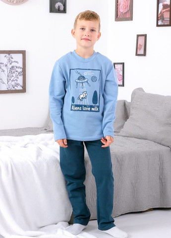 Голубая всесезон пижама для мальчика Носи своє