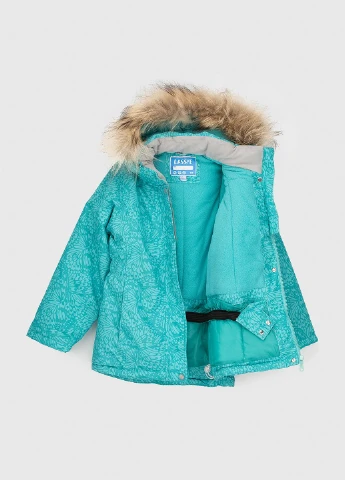 Мятная зимняя куртка Snowgenius