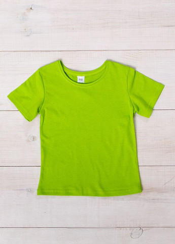 Зелена літня футболка дитяча Носи своє