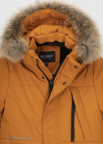 Помаранчева зимня куртка No Brand