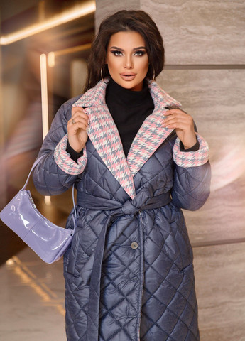 Сіра демісезонна куртка-пальто Minova