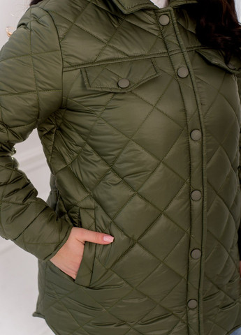 Оливковая (хаки) демисезонная куртка Minova