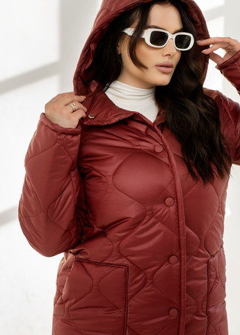 Бордовая зимняя зимняя куртка Minova