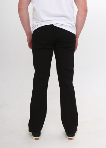 Черные демисезонные прямые джинсы мужские черные прямые с косым карманом Пряма Lexus