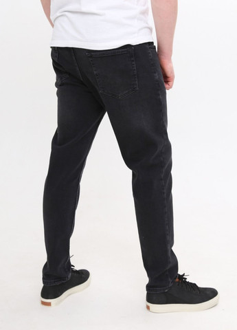 Чоловічі джинси МОМ чорні варені зі стрейчем JEANSclub MOM (266914579)