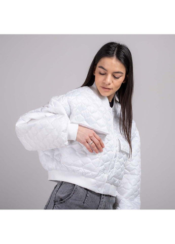 Белая демисезонная куртка Fashion