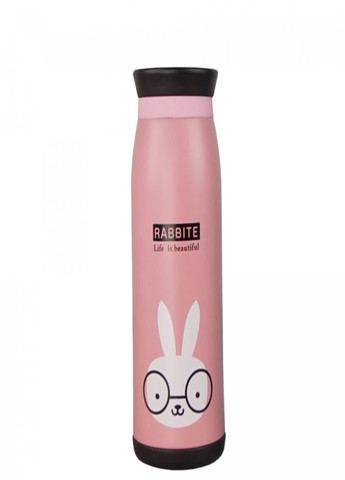 Бутылочка-термос с рисунком, кролик 0,5 л No Brand (267149086)