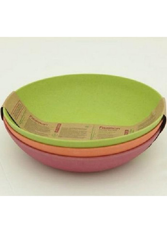 Набір 3 глибоких тарілки Fiber з бамбукового волокна Ø20 см Fissman (267149025)