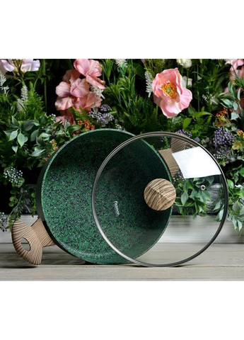 Каструля Malachite з антипригарним покриттям EcoStone Ø24х Ø22х10,9 см Fissman (267149455)