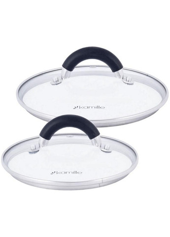 Набір 2 каструлі Marsaili з силіконовими ручками Ø16х10 см, Ø18х11 см Kamille (267149319)