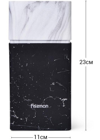 Колода-подставка для ножей Marble, пластик 11х23 см Fissman (267149427)