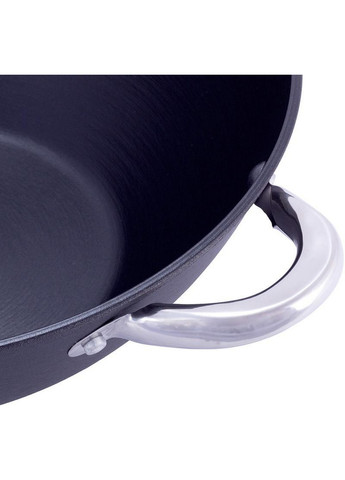 Казан чугунный "Wok", с антипригарным покрытием и аромо-крышкой Ø14,5Ø32х11см Kamille (267150094)