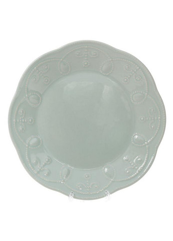 Набір 6 десертних тарілок Leeds Ceramics, кам'яна кераміка (м'ятні) Ø23х2,8 см Bona (267149998)