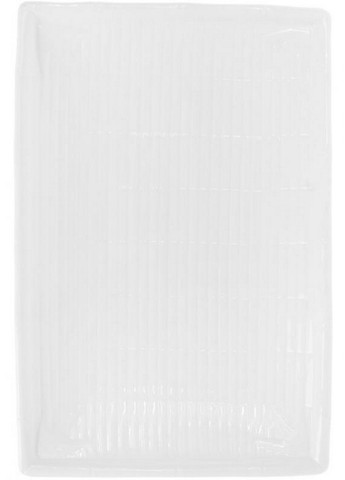 Набор 2 прямоугольные тарелки "White City Бамбук" для суши фарфор 36х21 см Bona (267149870)