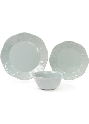 Набор 6 обеденных тарелок Leeds Ceramics, каменная керамика Ø28,5х3 см Bona (267149967)