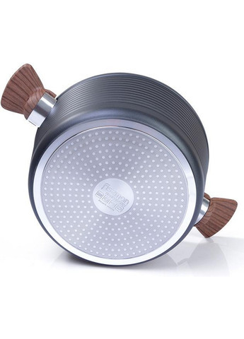 Кастрюля Diamond Grey алюминий с антипригарным покрытием Ø20хØ15,5х10 см Fissman (267150220)