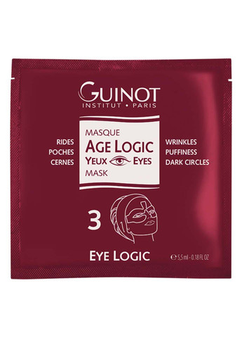 Маска для области глаз омолаживающая Masque Age Logic Yeux 4х5,5 мл Guinot (267157515)